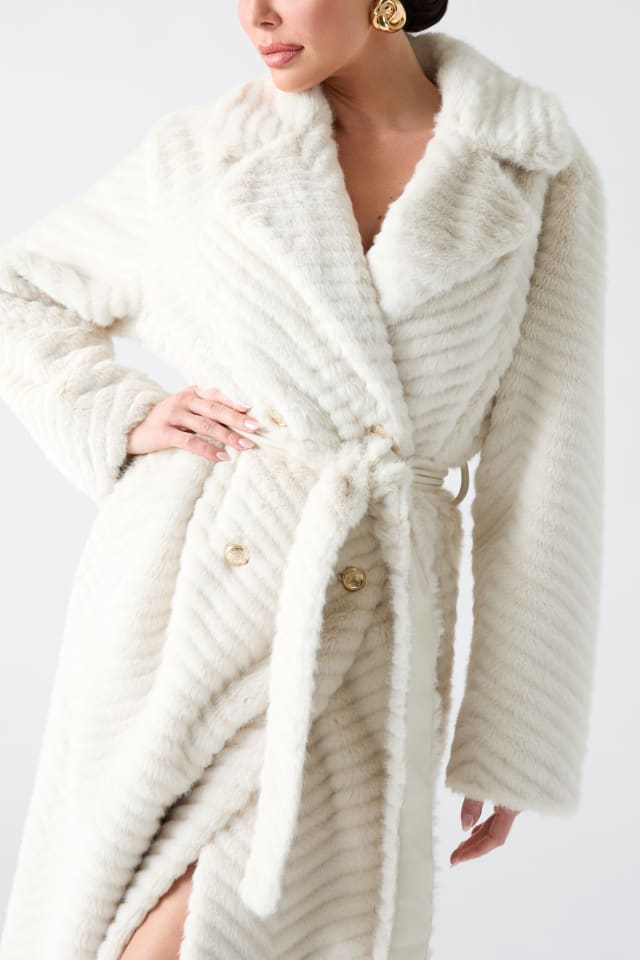 MARCIANO by GUESS® Claire Faux-Fur Coat
