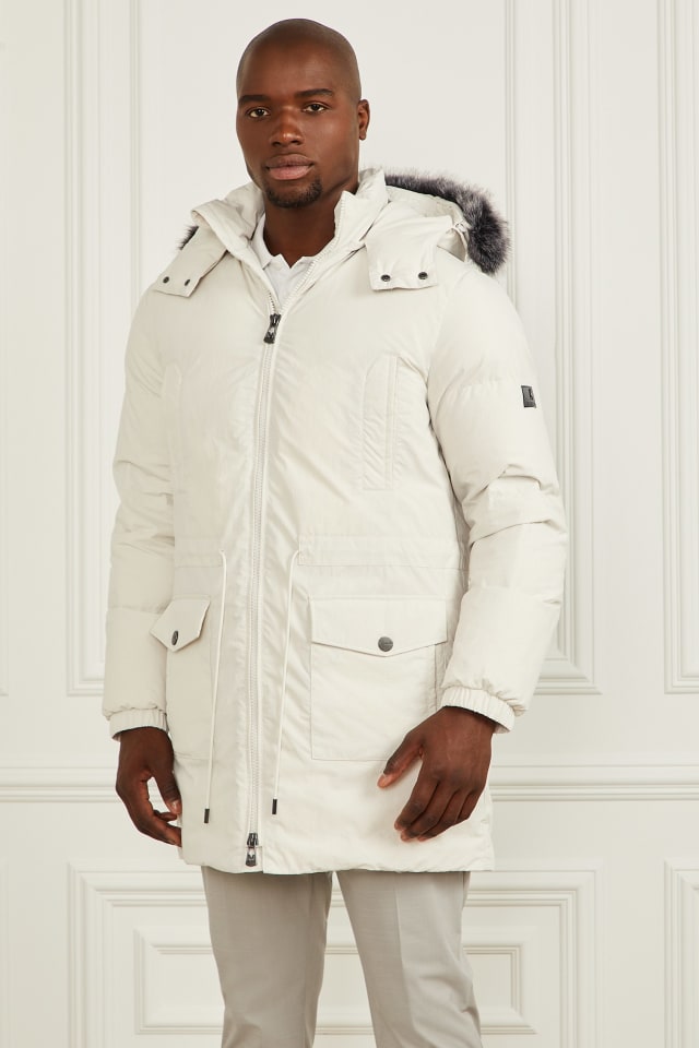 MARCIANO by GUESS® Real Down Long Jacket