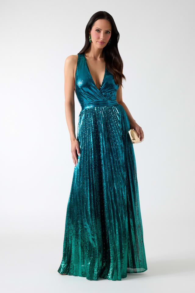 green emerald velvet dress Guess Bodycon Dress – WISI-Oi main image 0