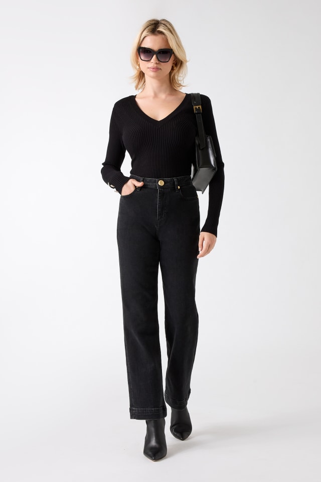MARCIANO by GUESS® Eco Isa V-Neck Sweater Top