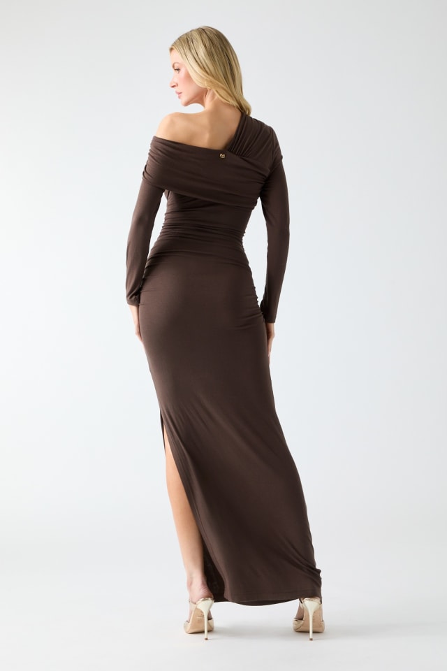 MARCIANO by GUESS® Eco Astrid Off-Shoulder Draped Dress