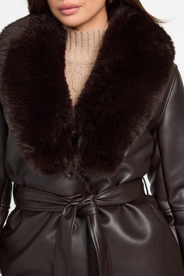 MARCIANO by GUESS® Zoey Faux-Leather Coat