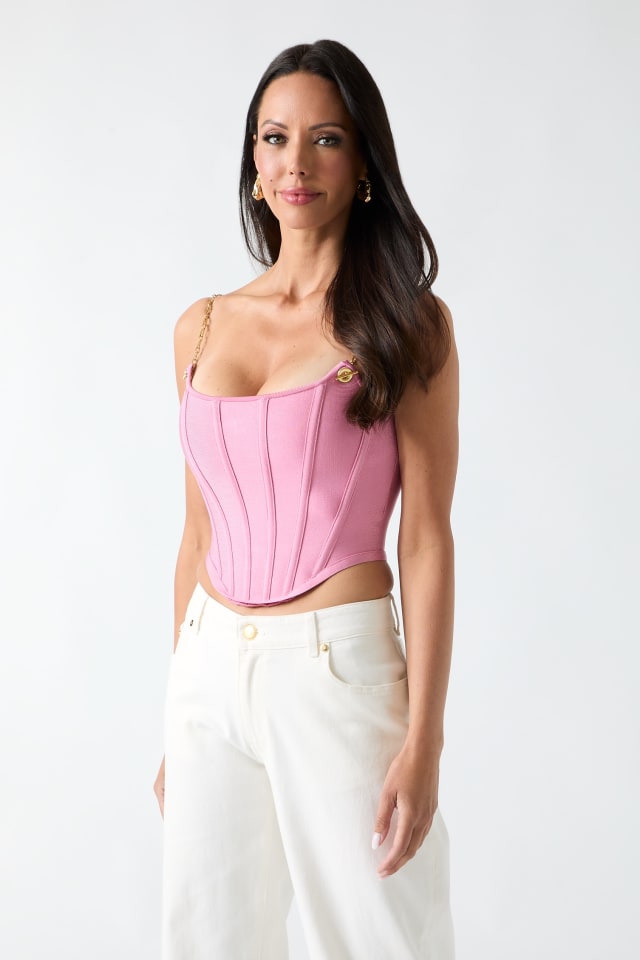 MARCIANO by GUESS® Aisha Bustier Bandage Crop Top