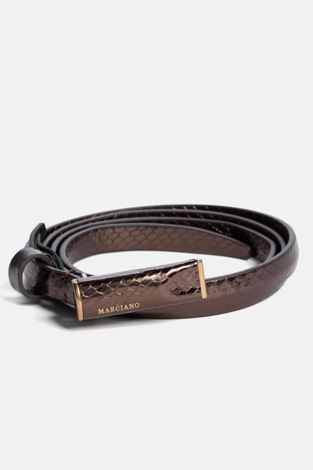 Patent Leather Minimalist Belt