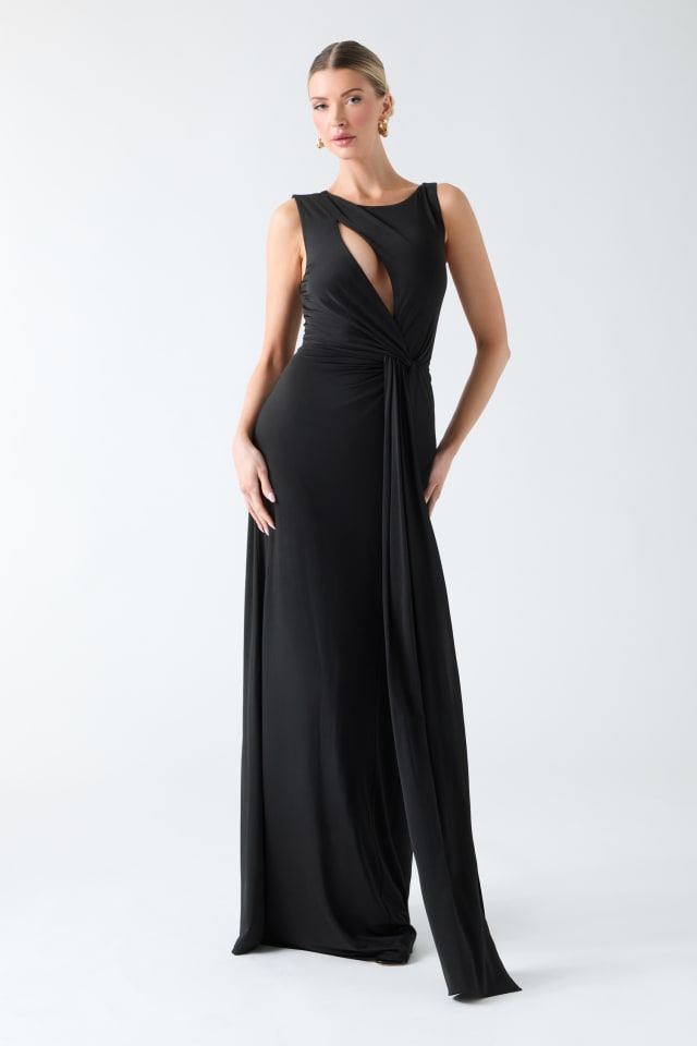 Eco Alva Knot Maxi Dress