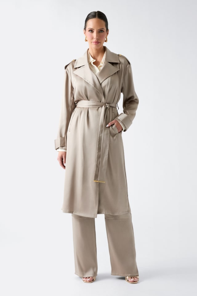 MARCIANO by GUESS® Eva Satin Trench Coat