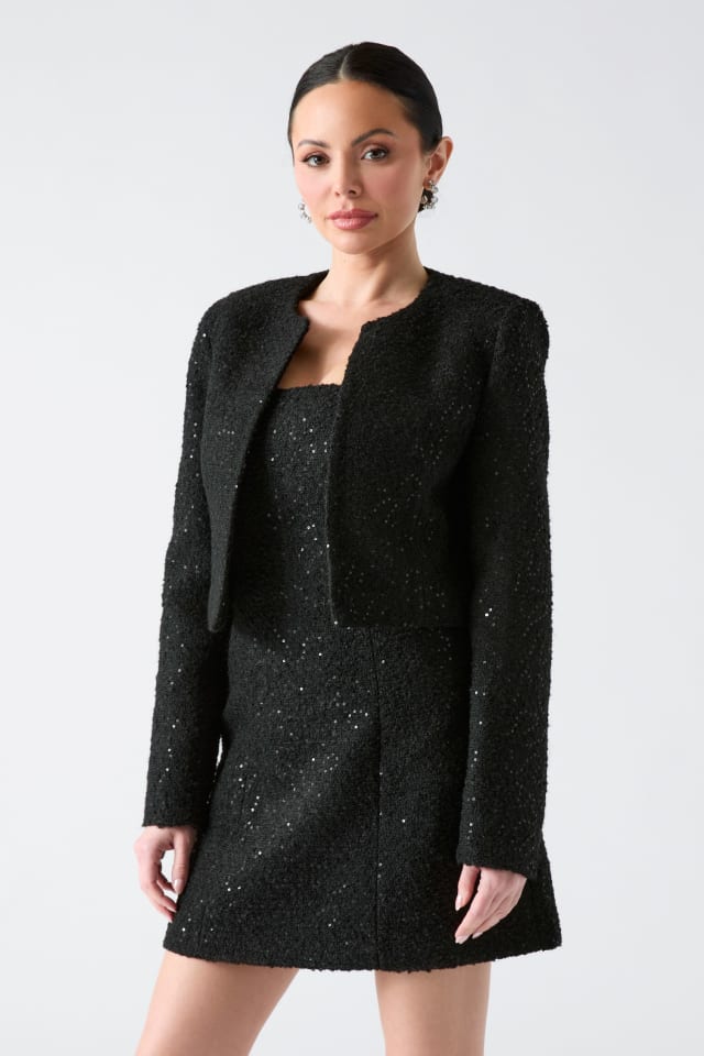 Boucl Away Sequin Jacket