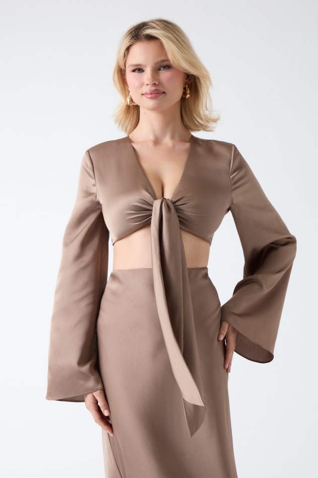 Eco Monica Tie-Front Top