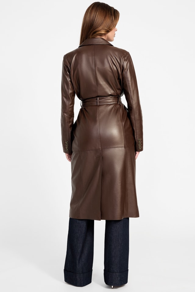 MARCIANO by GUESS® Lana Leather Trench Coat