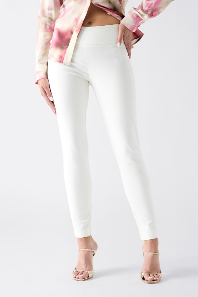 Pantalon moulant &agrave; taille haute Olivia