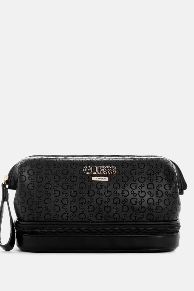 GUESS® Charlestown Logo Bottom-Zip Toiletry Bag Women