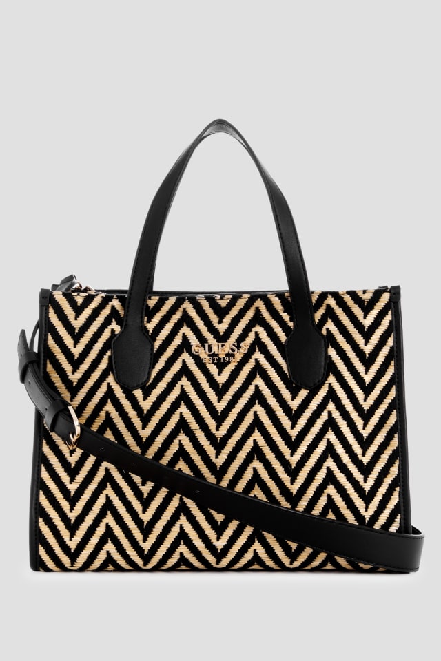 Fourre-tout &agrave; chevrons Silvana