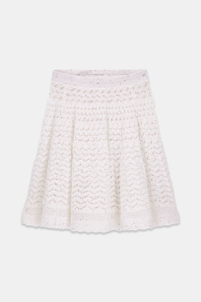 GUESS® Openwork sweater skirt Women