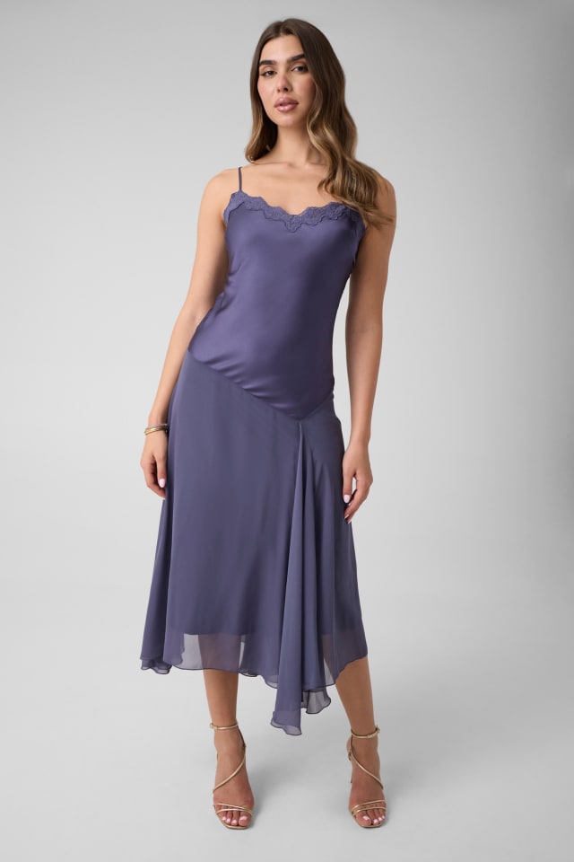 guess asymmetrical dress Marciano Midi Size:Custom Size(Leave a Note) Hanan's Bridal + Updated Ruched Back ensuring a comfortable and