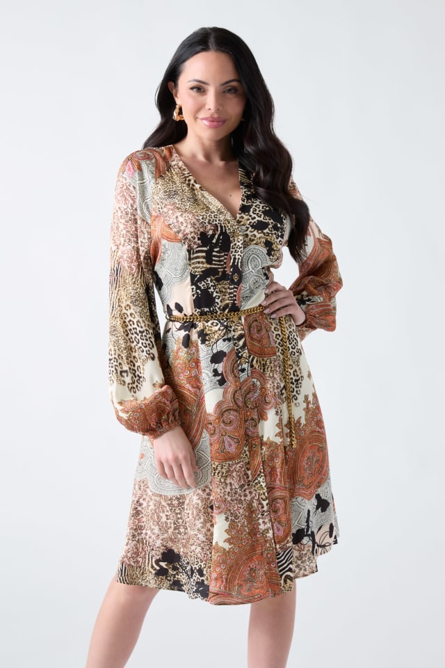 guess fall dresses Elina Belted Dress