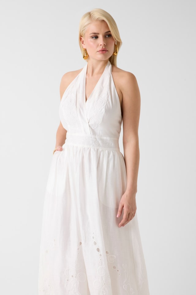 guess white halter dress Marciano Neck Ladies dresses