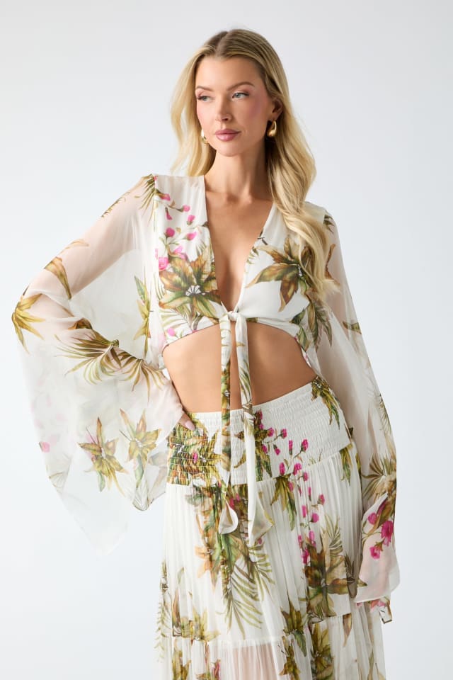 Marciano floral print top