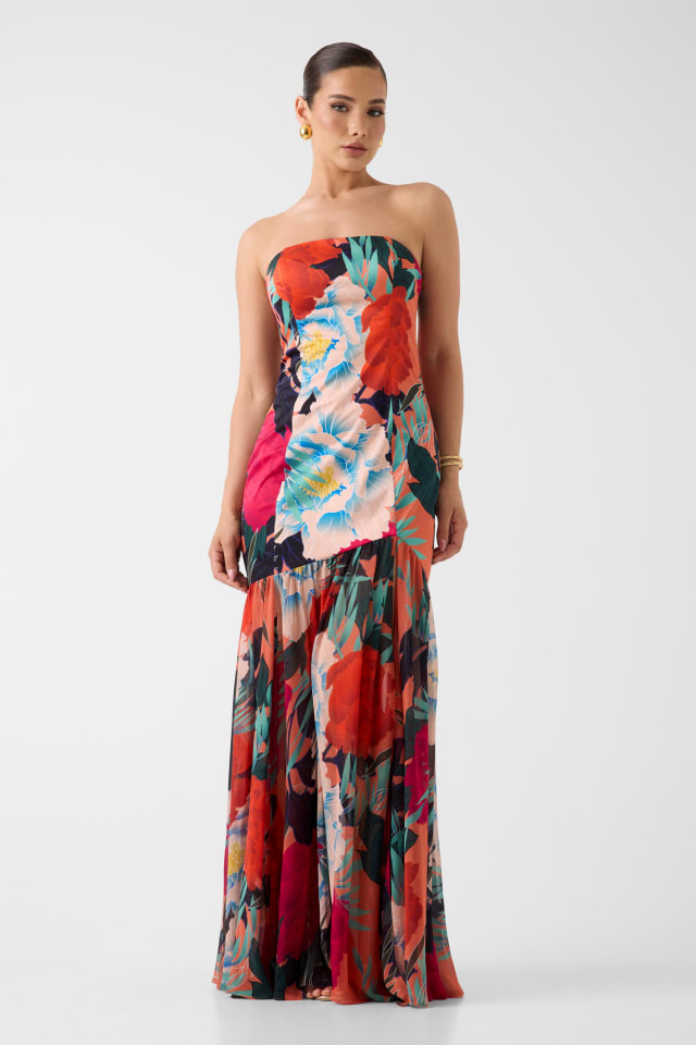 Robe maxi bustier Marciano