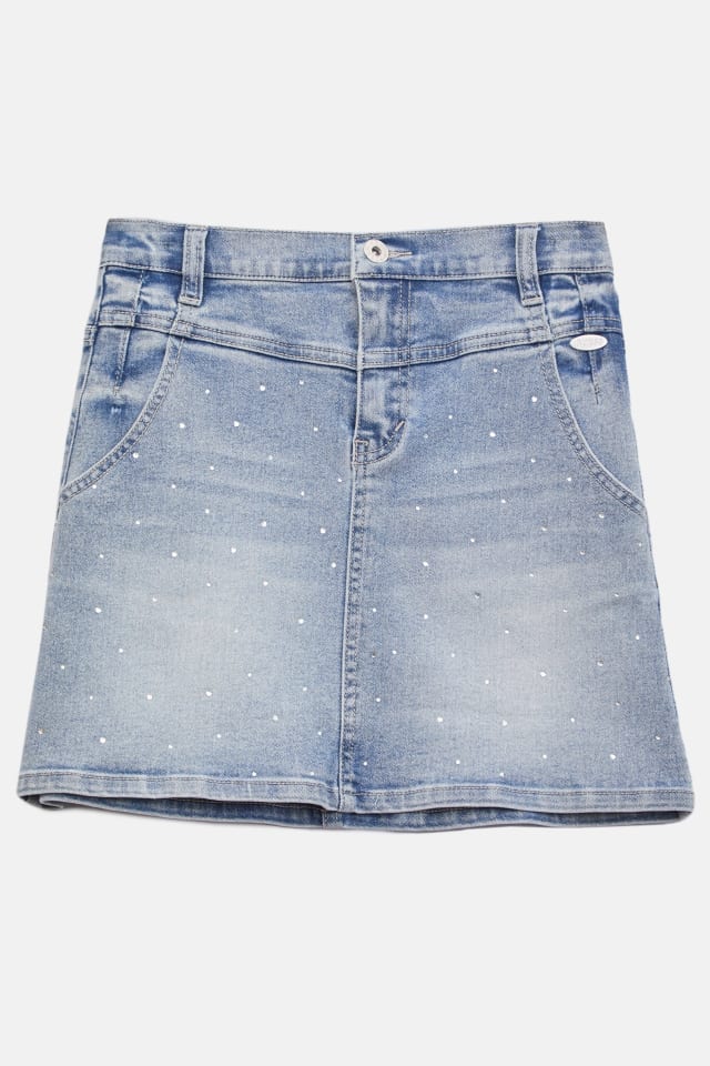 Sparkle Denim Skirt (7-14)