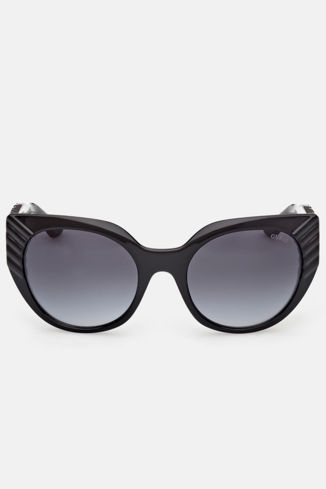 Adina Cat-Eye Plastic Textured Sunglasses