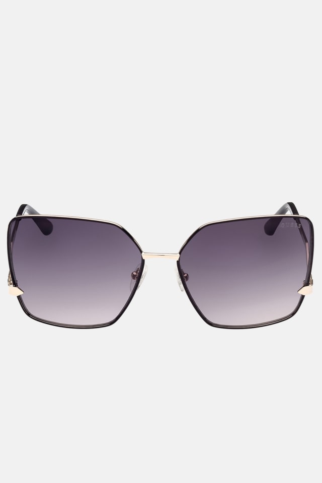Oversized Square Zigzag Sunglasses