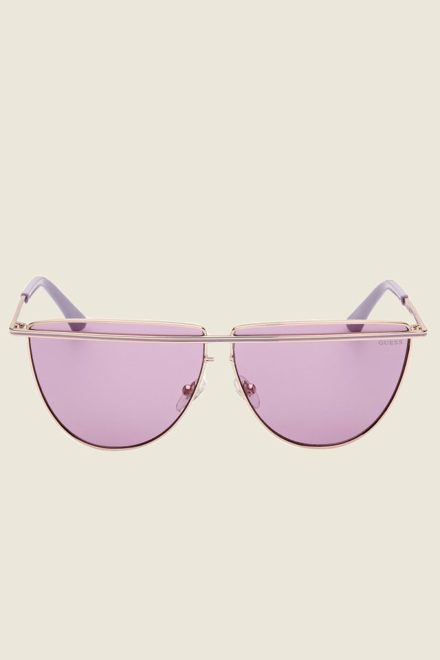 Lunettes de soleil aviateur avec barre frontale