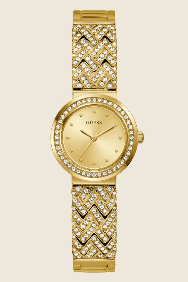 Gold-Tone Analog Watch