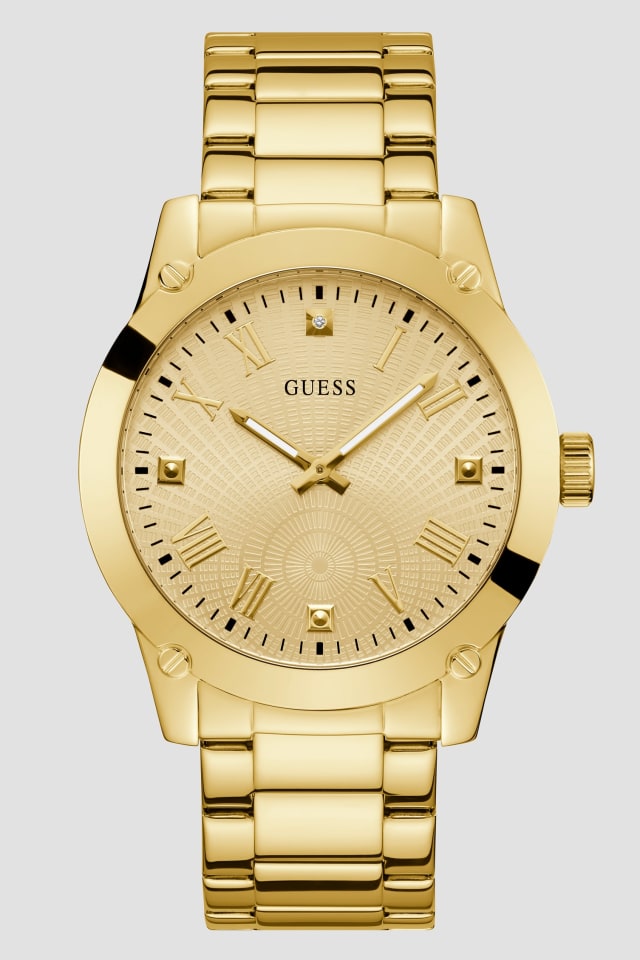 Crescent Diamond Analog Watch