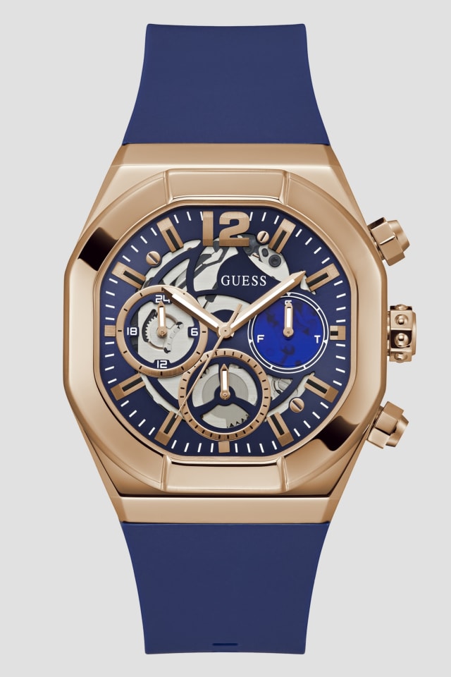Montre chronographe en ton or rose