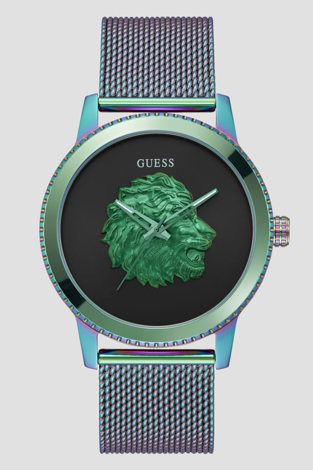 Guess GW0388G1 Orologio Unisex Perspective - Multicolore A Strisce, Al Quarzo, Chiusura A Pressione