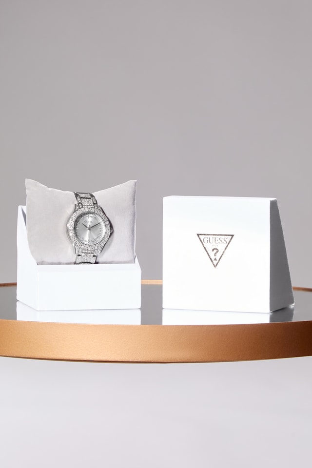Silver-Tone Analog Watch