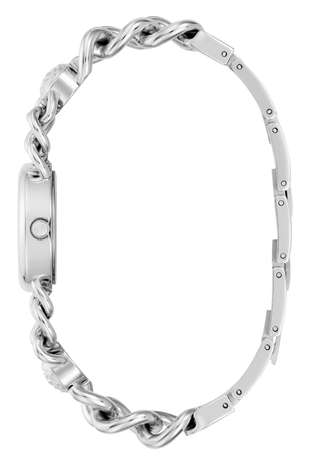 GUESS® Silver-Tone Analog Watch Women