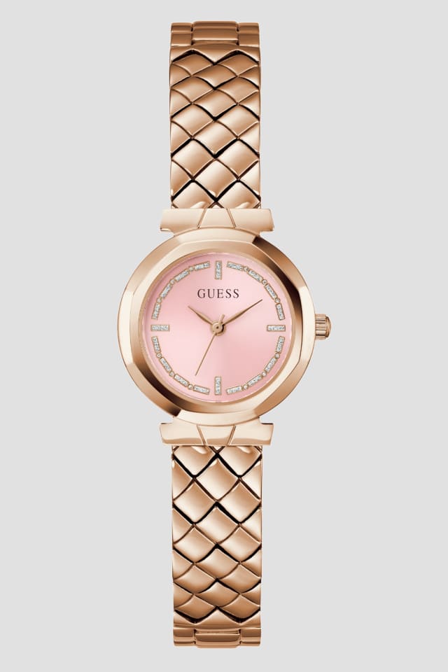 GUESS® Rose Gold-Tone Analog Watch