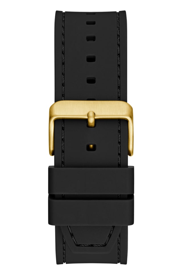 GUESS® Gold-Tone and Black Analog Watch Men