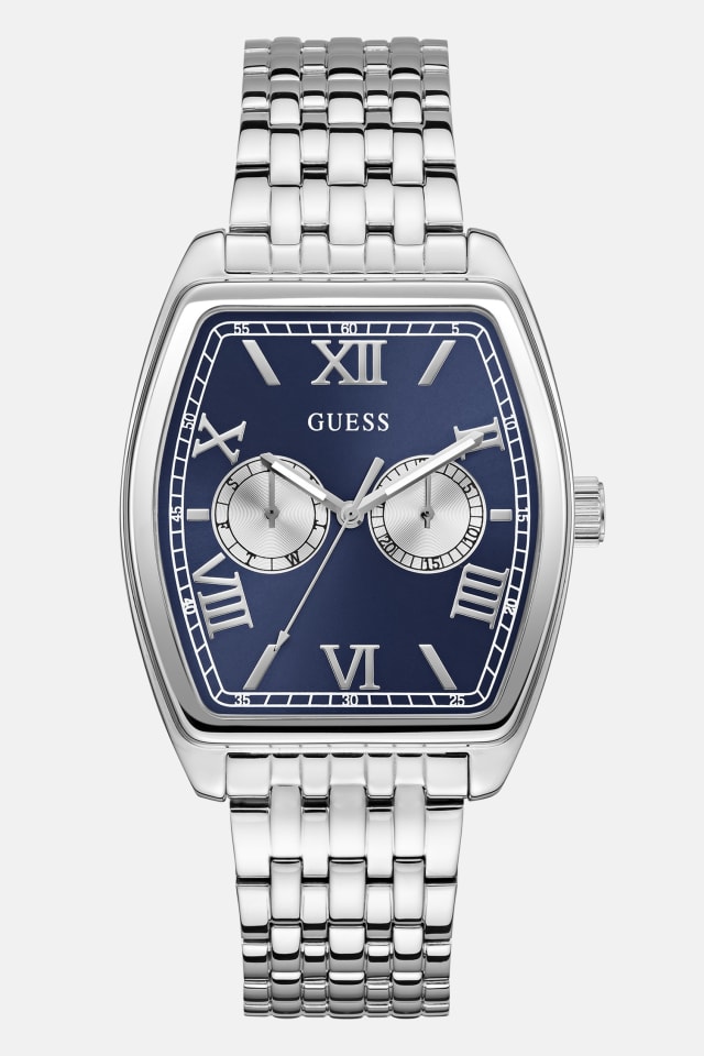 GUESS® Silver-Tone Multifunction Watch