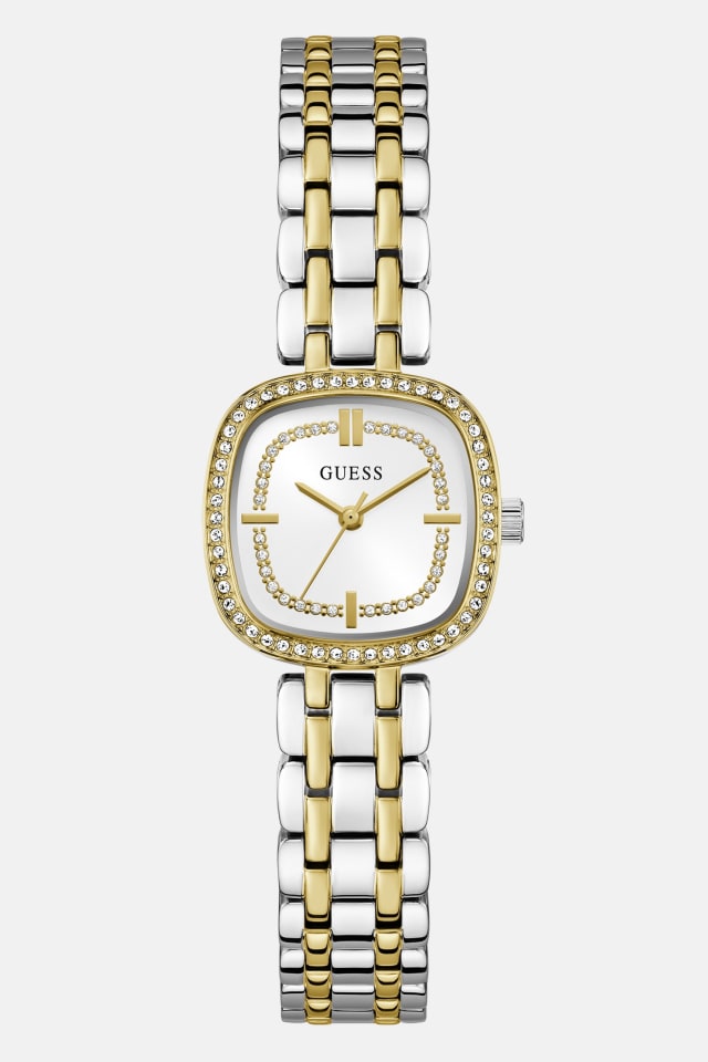 Montre analogue en acier recycl&eacute; Crystal