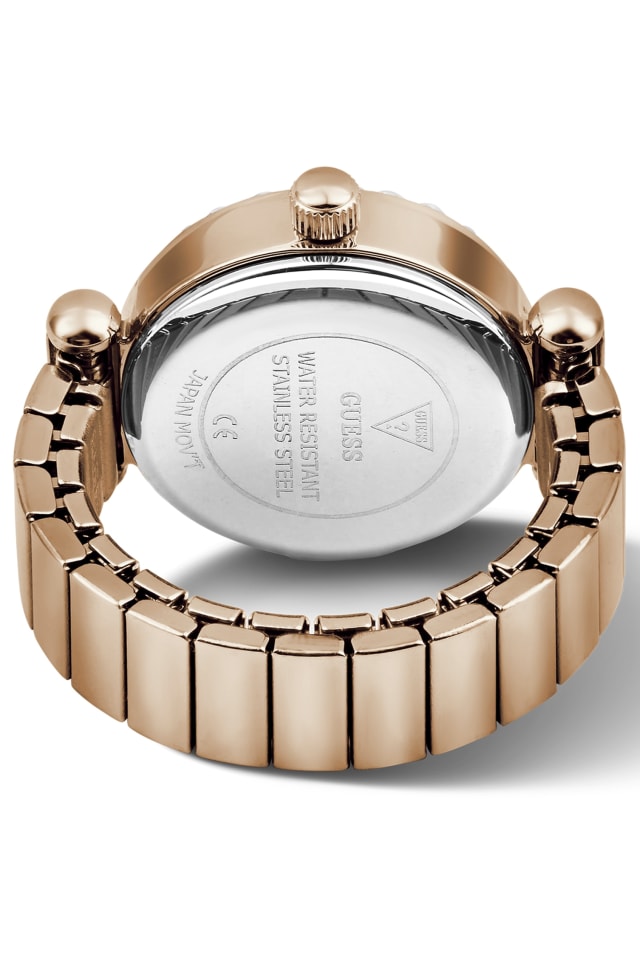 GUESS® Crystal analogue watch-ring Women