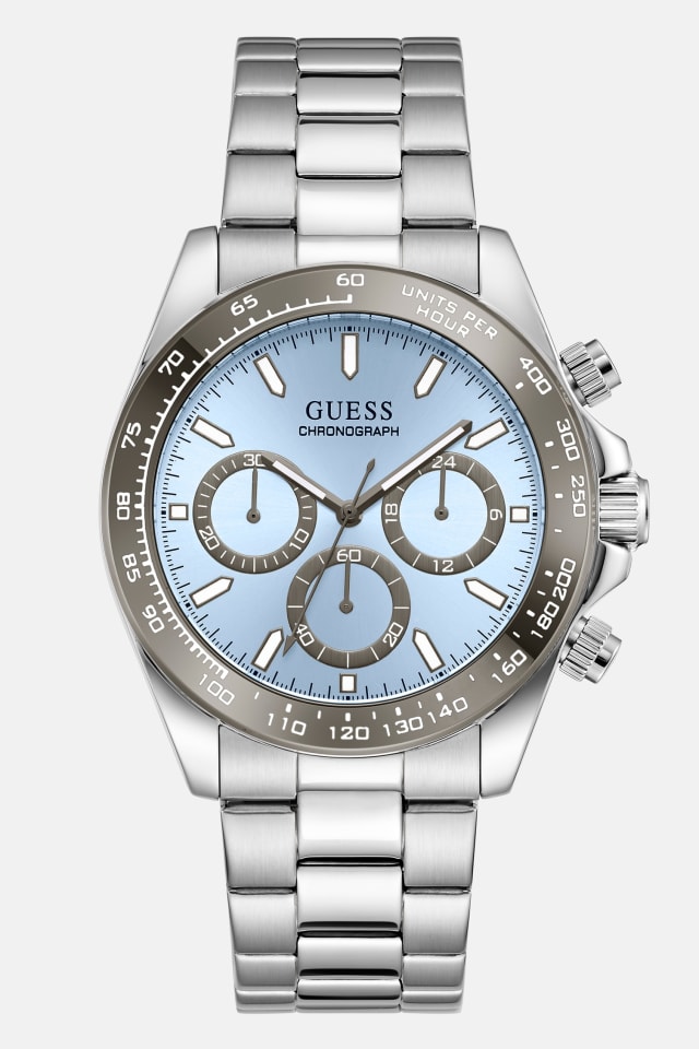 GUESS® Stainless Steel multi-fuction watch 42 mm