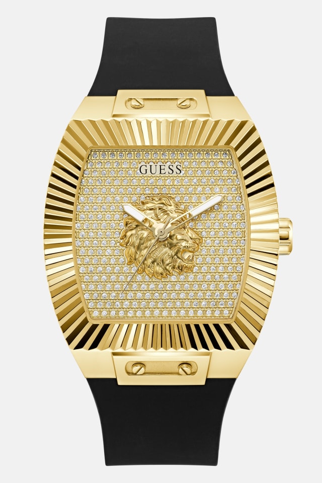 GUESS® Silicone analogue watch 43 mm Men
