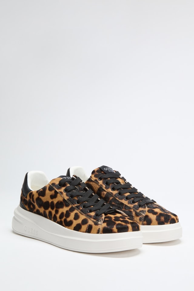 Elbinah Leopard Low-Top Sneakers