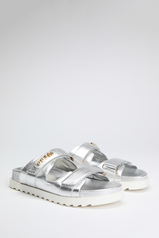 GUESS® Fabulon Two-Strap Slides Women