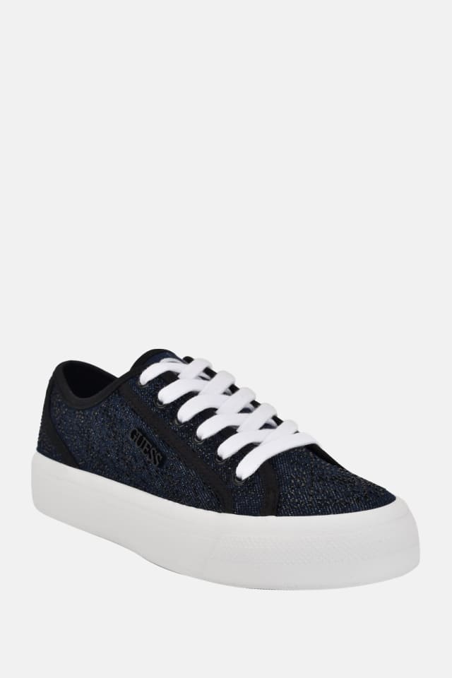 GUESS® Jelexa Denim Quattro G Low-Top Sneakers