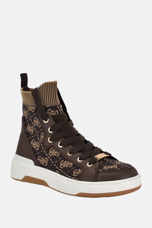 Quattro G Knit High Top Sneakers