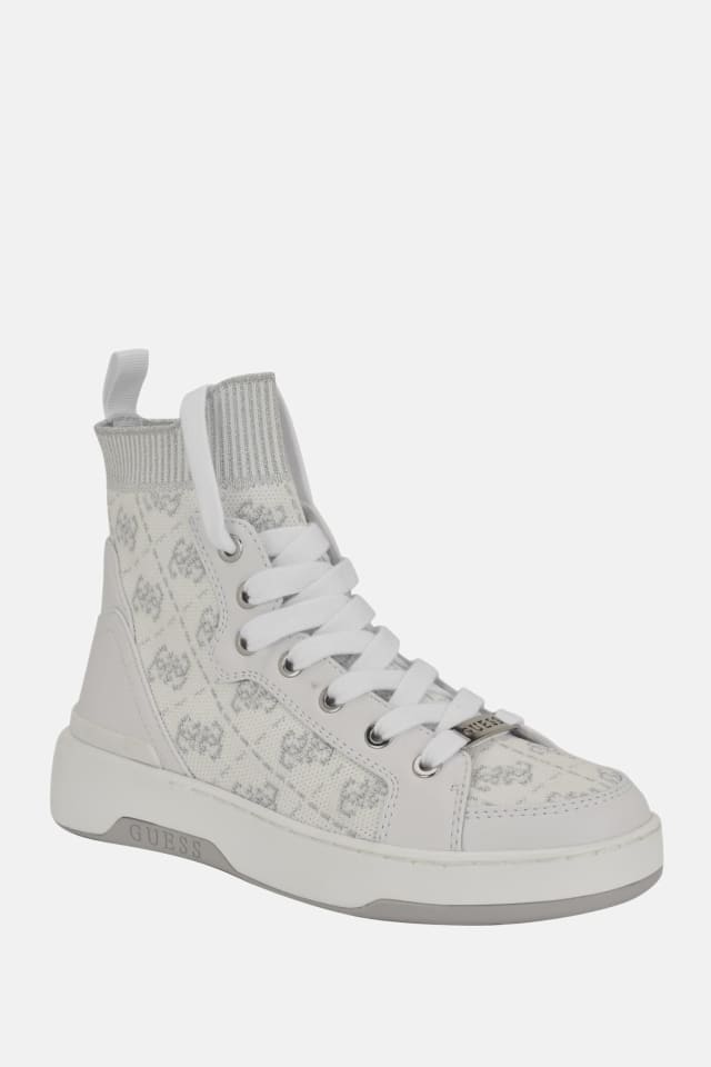 Quattro G Knit High Top Sneakers