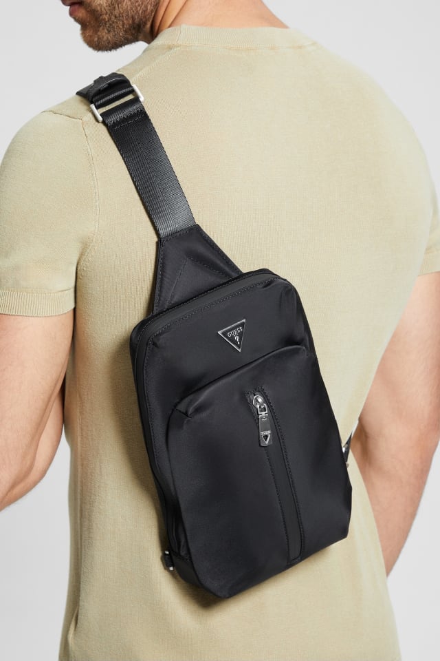 GUESS® Eco Nylon Crossover Bag Men