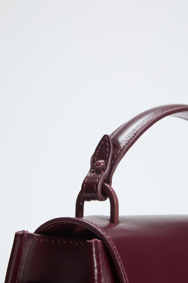 MARCIANO by GUESS® Iris Bamboo Leather Satchel