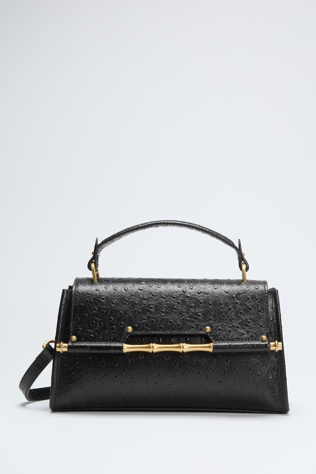 MARCIANO by GUESS® Iris Bamboo Mini Leather Satchel