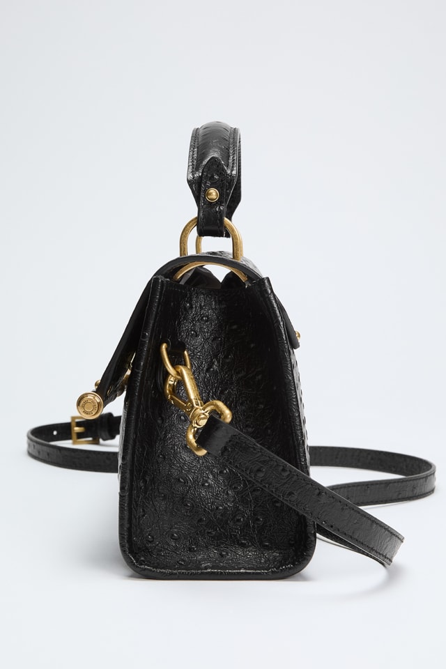 MARCIANO by GUESS® Iris Bamboo Mini Leather Satchel