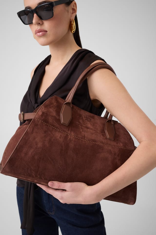 GUESS® Liza genuine leather handbag Women