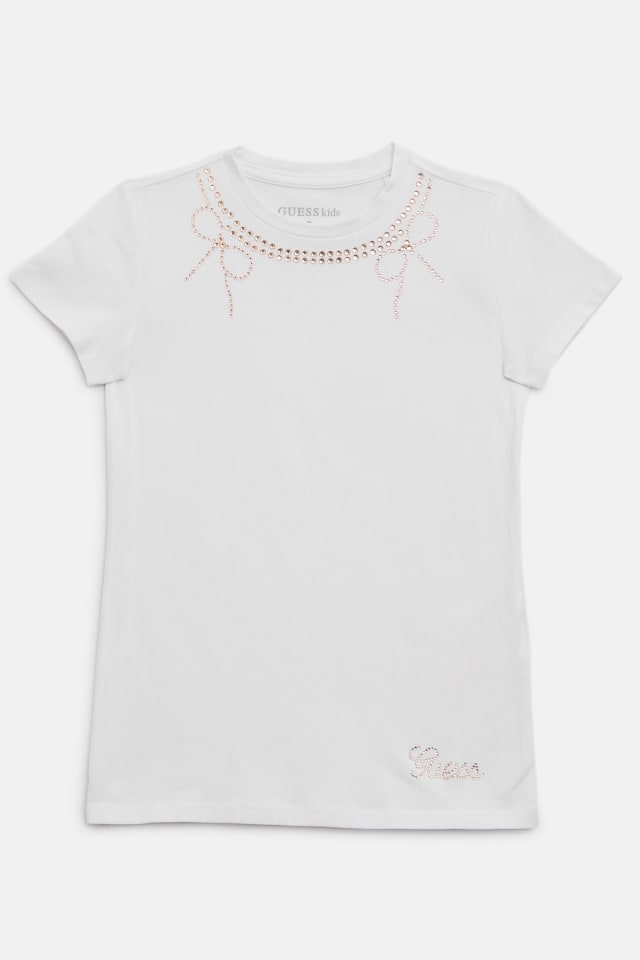 Nora Rhinestones & Ribbons Tee (7-14)